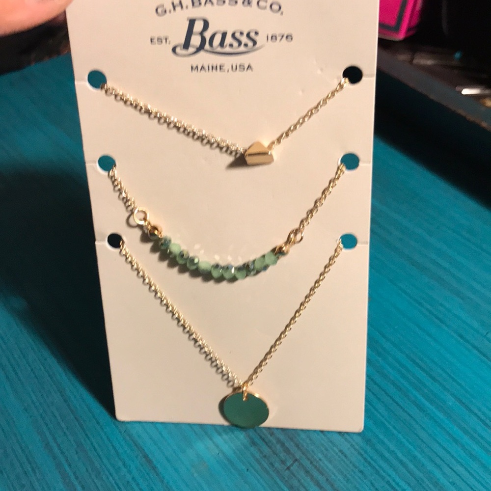 Bass jewelry—3 necklace set